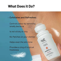 Chemist at Play UnderArm Roll-On with 5% Lactic Acid & 1% Mandelic Acid | Prevents Odour, Brightens Skin & Exfoliates Underarm | Long Lasting Peach & Aqua Fragrance | 80ml(Pack of 2)
