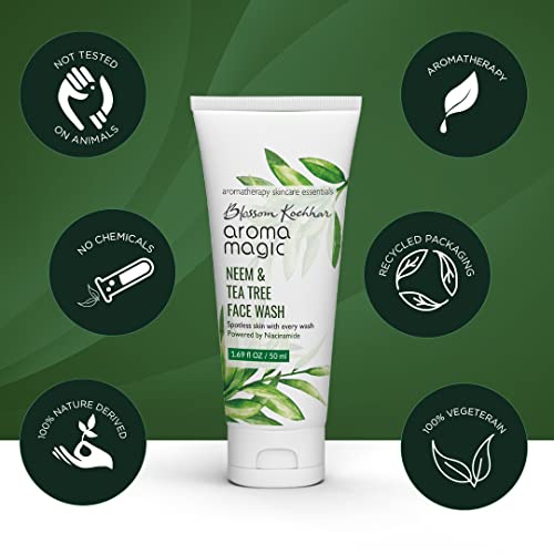 Aroma Magic Neem & Tea Tree Face Wash (Pwrd By Niacinamide) - 100 ml (Pack Of 2)