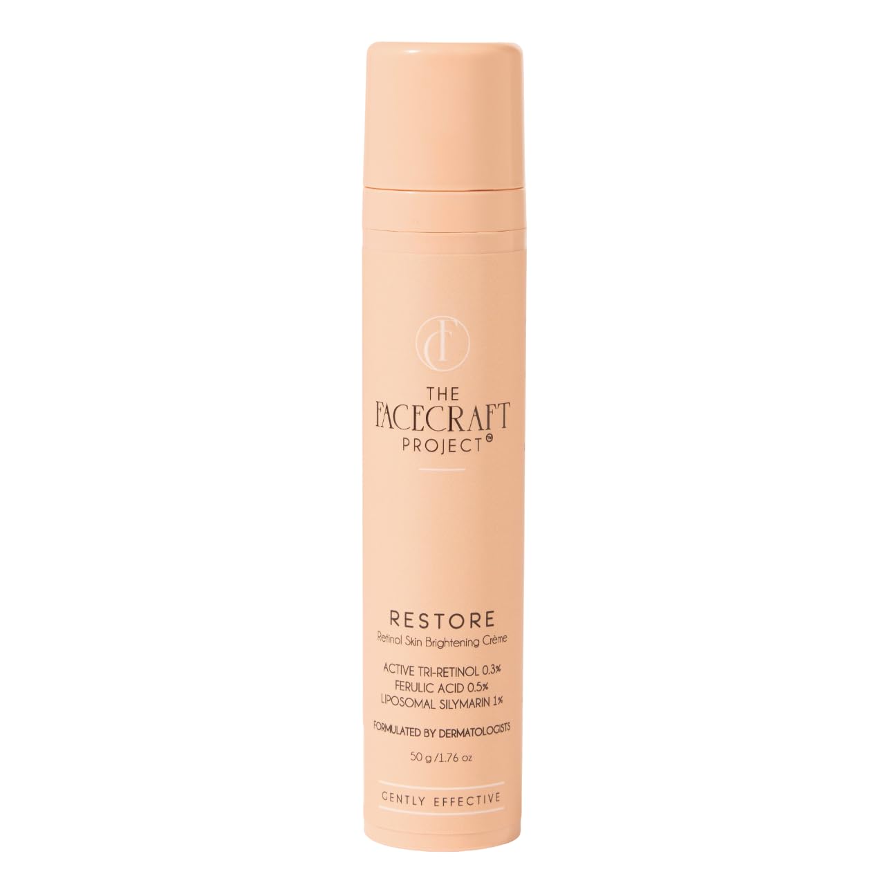 THE FACECRAFT PROJECT Retinol Night Cream Hydrating & Nourishing Formula |Hyaluronic Acid Blend |Smooth & Supple Skin |Pore Care |Lightweight Texture | Restorative Skincare |Daily Night Routine (50gm)
