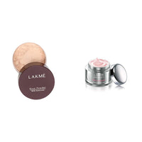 LAKMÉ Natural Finish Rose Face Powder, Soft Pink, 40Gm And Lakmé Absolute Perfect Radiance Skin Lightening/Brightening Night Creme For Oily Skin Type, 50 Gm