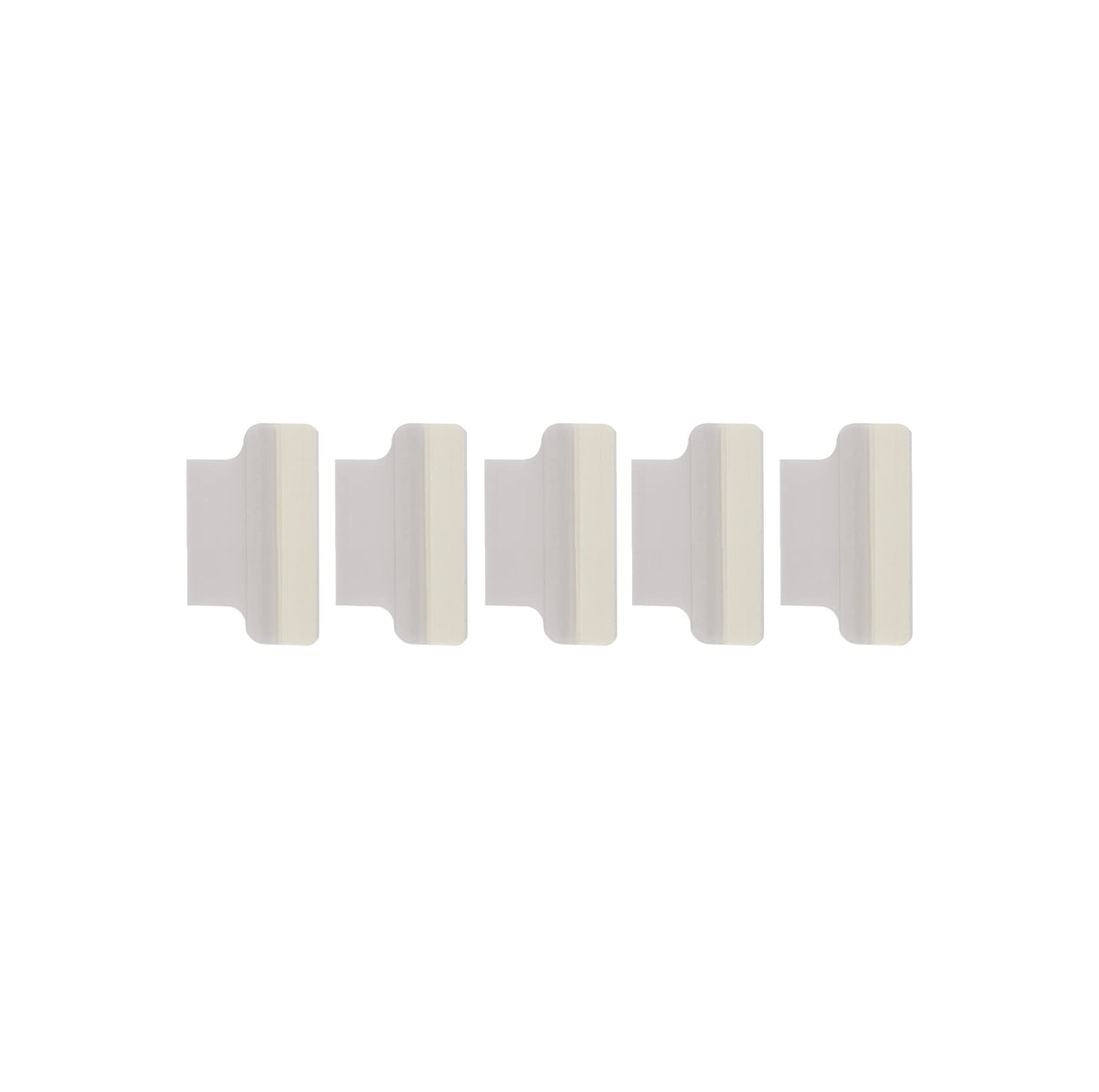 Avery Insertable Self-Adhesive Tabs with Printable Inserts, 1", Permanent Adhesive, Clear, Pack of 25 Index Tabs (16221) 1 Pack