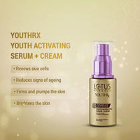 Lotus Herbals YouthRx Anti Ageing Transforming Cream_50g + Night Cream_50g + Foaming Gel_100g + Face Exfoliator_100g + Face Serum_30ml (Set Of 5)