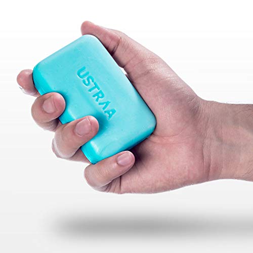 Ustraa Deo Soap For Men With Sea Minerals - 100 gm - Pack of 8 | Fresh Aquatic Fragrance | Deodorizing Soap With Sea Minerals | Rich & Intense Foam | For all skin types