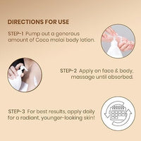 Spring H2O Coco Malai Body Lotion | Deep Moisturizing with Cocoa Butter & Pro-Vitamin B5 | Skin Whitening & Hydrating Formula | 400ml Nourishing Body Cream