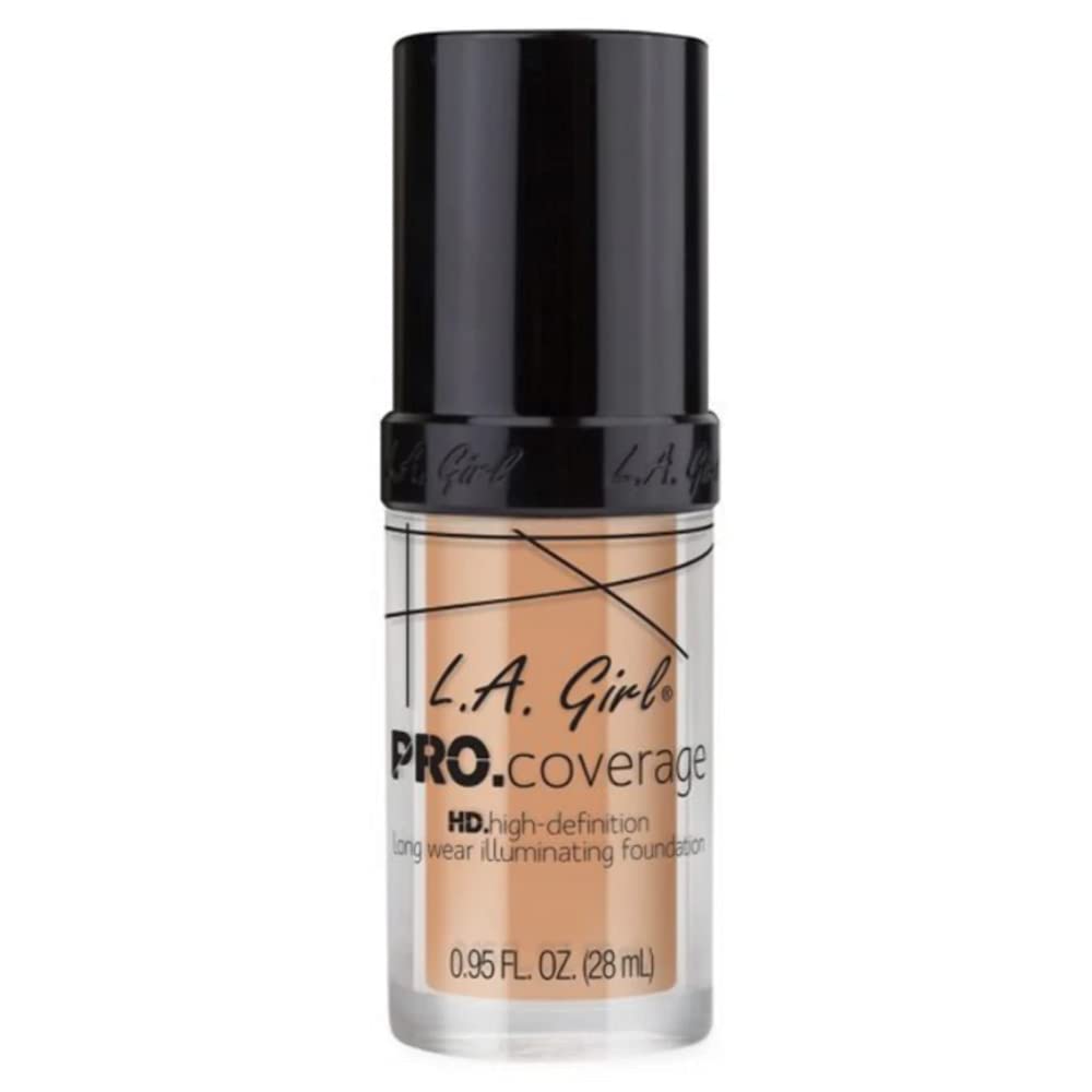 L.A Girl HD Pro Liquid Matte Foundation for Face Makeup - Fair, Full Coverage & Long Long-Lasting Glow, Super Lightweight & Sweatproof Infallible, Vegan & Cruelty-Free - 28ml