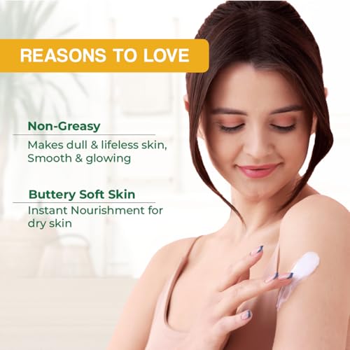 Nature's Essence Almond & Honey Body Lotion, Nourishing & Moisturizing, Non Greasy Lotion for Dry to Rough Skin, Infused with Shea Butter, Almond & Honey, 500ml