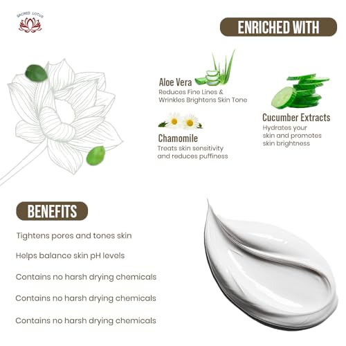 Mitchell USA AGELESS Alcohol Free - Facial Toner | Removes Dirt & Makeup | Balance skin pH | Lotus Seed Extract, Chamomile, Aloe Vera & Cucumber Extract | For Women and Men | For All Skin Type | 100ml