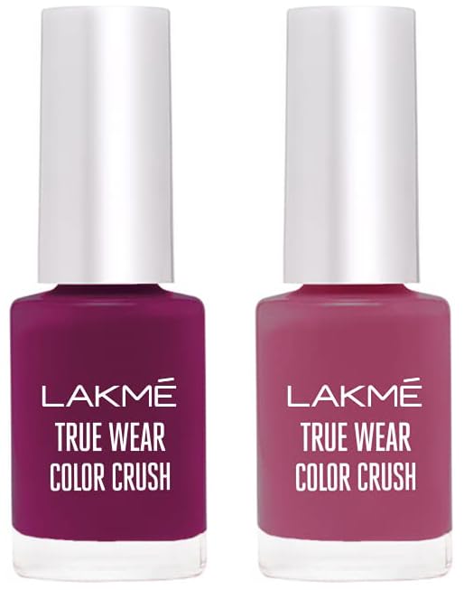 LAKMÉ True Wear Glossy Finish Color Crush 403 6Ml & True Wear Color Crush 236 6Ml Combo