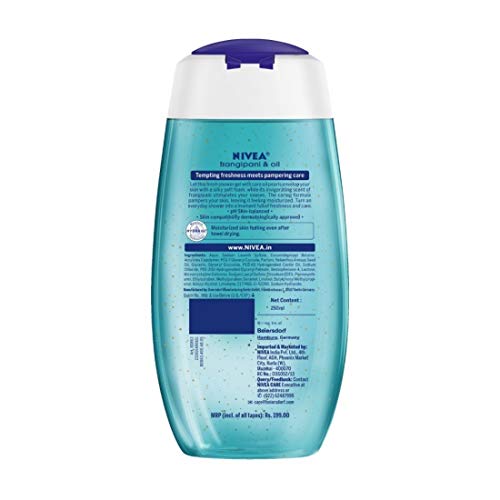 NIVEA Frangipani and oil 250ml Body Wash (Pack of 3)| Shower Gel with Frangipani and Care Oil | Pure Glycerin for Instant Soft & Summer Fresh Skin|Microplastic Free |Clean, Healthy & Moisturized Skin