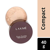 Lakmé Absolute Skin Natural Mousse, Ivory Fair 01, 25g & Lakmé Rose Face Powder, Soft Pink, 40g