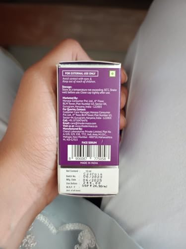 The Derma Co 10% Niacinamide Face Serum with 2% Zinc | Fades Acne Marks | Fights Acne | Controls Oil Production | Reduces Dark Spots | 10 ml