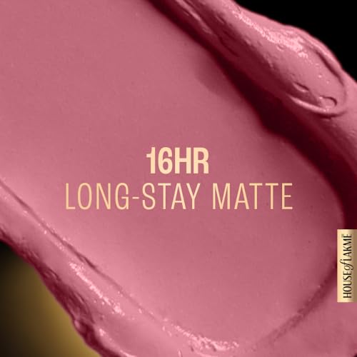 LAKMÉ Forever Matte Liquid Lip, 16Hr Lipstick, Lightweight & Transferproof - Red Icon 5.6Ml