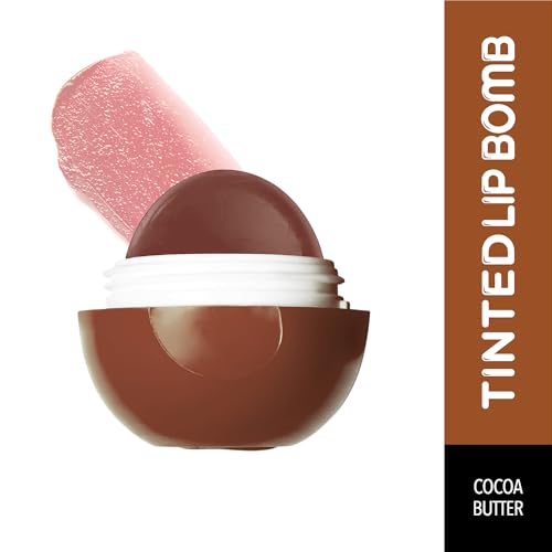 Blue Heaven Tinted Lip Balm Infused With Shea Butter, Almond Oil And Vitamin E - Cocoa, 8G, Brown