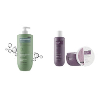 Bare Anatomy Expert Anti-Dandruff Shampoo - 750ML Anti Frizz Shampoo + Hair Mask Kit | Paraben & Sulphate Free |Women & Men | 250ml + 250g