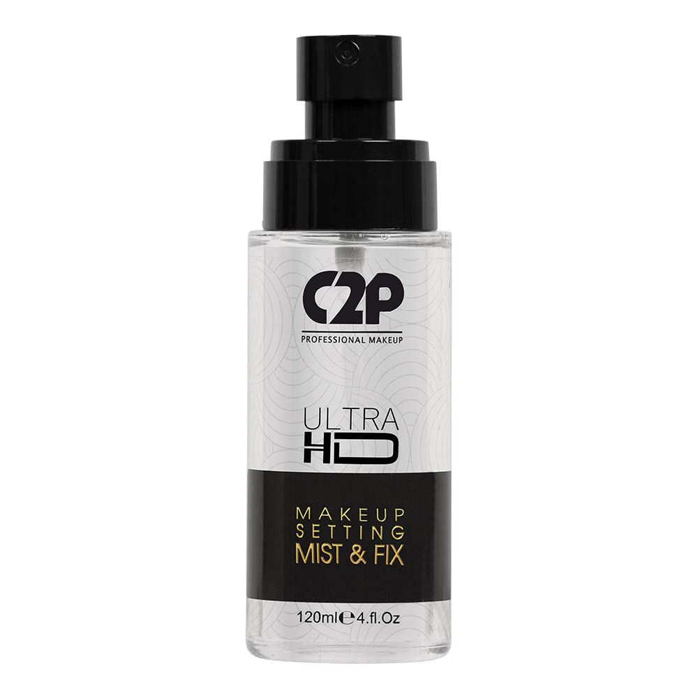 C2P Pro Makeup Fixer Spray After Makeup - 120ml | Mist & Fix Long Lasting Setting Spray for Women | Hydrating & Sweat Control | For All Skin Types | Vegan & Paraben Free