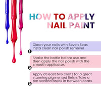 Seven Seas Easy Gel Nail Polish | Quick Dry Gel Nail Polish, Pack of 3 (Combo-02, 30ml)