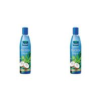 Parachute Advansed Aloe Vera Enriched Coconut Hair Oil Gold | 5X Aloe Vera With Coconut Oil| Makes Hair Sooperr Soft | 400ml (Pack of 2)