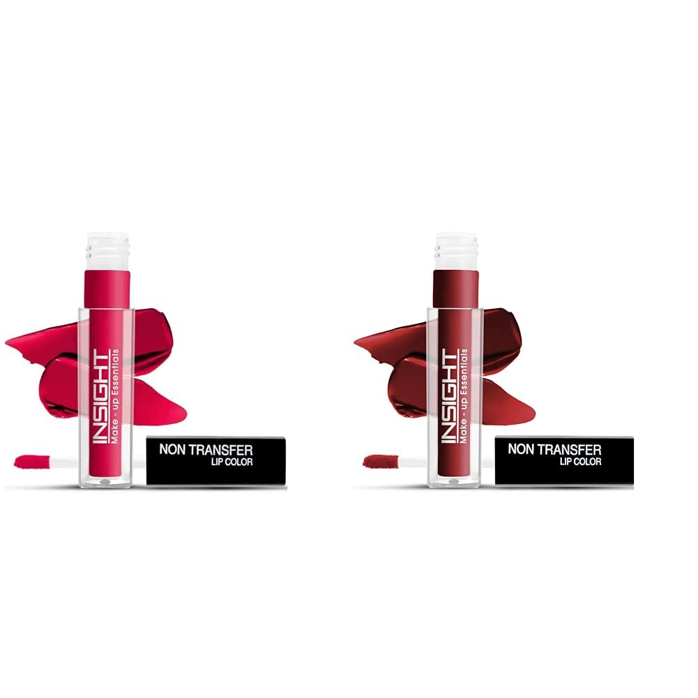 Insight Cosmetics Non Transfer Lip Color Matte Texture12Hrs Waterproof, 4ml(LG40-07) Non Transfer Lip Color Matte Texture12Hrs Waterproof, 4ml(LG40-03)