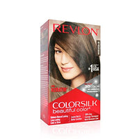 Revlon ColorSilk Permanent Hair Color For Women, Salon Perfect Hair Colour at Home with 100% Grey Coverage | Pro-Keratin & No Ammonia | Up to 8 Weeks of Colour | Shade - Medium Brown 4N (Pack of 1)