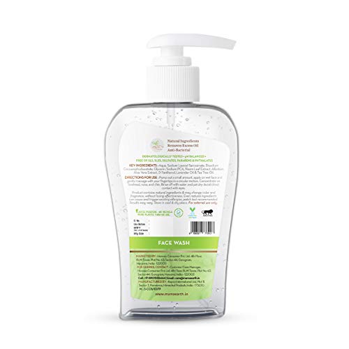 Mamaearth Tea Tree Oil Control Face Wash | Controls Acne & Pimples | Removes Excess Oil | For Oily and Sensitive Skin | For Men & Women | 250 ml
