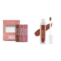 MARS Matte Box Set of 3 Lipsticks for Women (3x3.2 gm) (05-Blushed & Nudes) Matte Liquid Lip Color | Long Lasting | Non-Transfer & Waterproof Lipstick for Women (4.5 ml) (05-Chocolate Delight)