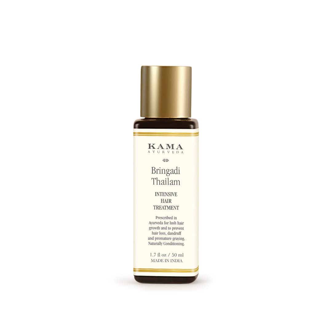 KAMA AYURVEDA ELADI HYDRATING FACE CREAM 8GM & Kama Ayurveda Bringadi Intensive Hair Treatment Oil 50ml - In & Kama Ayurveda Bringadi Hair Conditioner 50gm