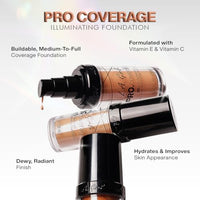 L.A GIRL Pro Matte Coverage Hd Liquid Foundation - Sand, 28Ml, Full, All