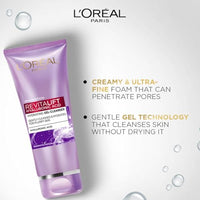 L’Oréal Paris Revitalift Serum, Hydrating and Plumping, With 1.5% Hyaluronic Acid, 15ml & Hyaluronic Acid Line Filling Water Cream 15ml & Revitalift Gel Cleanser 100 ml 3 Step Combo