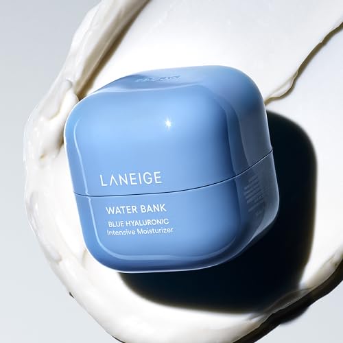 LANEIGE Water Bank Hyaluronic Acid Intensive Moisturizer Cream for Extreme Dry Skin | Moisturizer for Face | Lightweight Formula | Face Cream for Men and Women | Korean Skincare-20ml