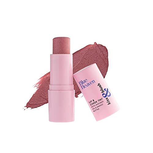 Blue Heaven Kiss & Blush, Matte Finish Lip, Cheek & Eyes Tint, Roasted Berry, 8.5gm