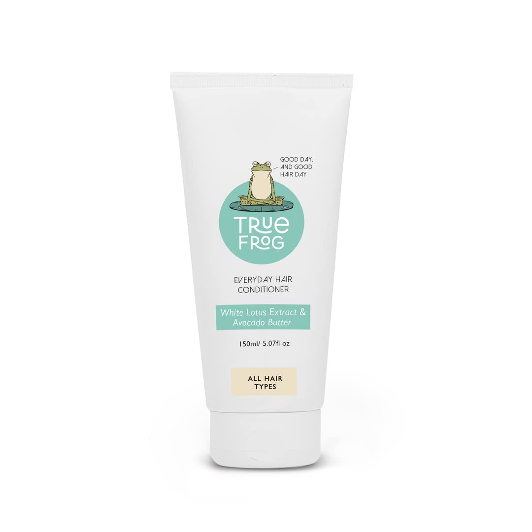 True Frog Shampoo For Curls(150 ml) & Everyday Hair Conditioner (150ml) for Curly, Wavy, Dry and Frizzy Hair, Combo Pack of 2