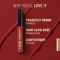 LAKMÉ Forever Matte Liquid Lip Colour, Intense Matte Finish All Day Long, Smudgeproof & Looks Freshly Applied For Upto 20Hrs, Mauve Party, 5.6 Ml