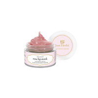 Just Herbs Ayurvedic Rose Lip Mask, Balm For Dark, Dry & Pigmented Lips - Vegan Lip Mask For 15gm & Just Herbs Tinted Lip Balm 4 g (Beetroot) Combo