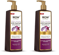 WOW Skin Science Onion Oil Shampoo with Red Onion Seed Oil Extract, Black Seed Oil & Pro-Vitamin B5 | Controls Hair fall | Helps Strengthen Hair | No Sulphate No Paraben | For Men & Women - 1ltr