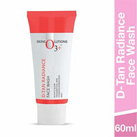 O3+ Brightening and Whitening Face Wash, 50g & O3+ D-Tan Radiance Face Wash With Vitamin C Glowing Skin and Deep Cleanses and Unifies Skin Tone 60gm Combo