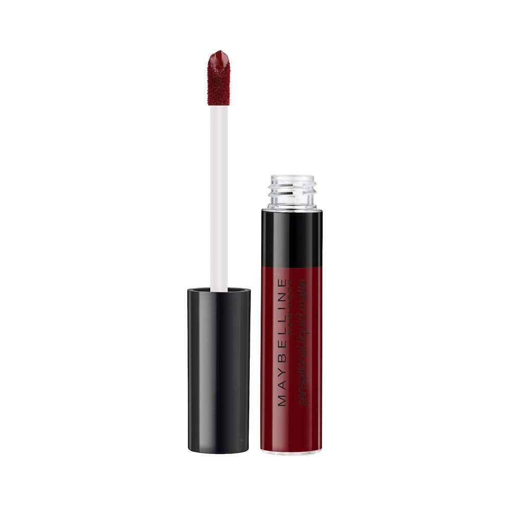 Maybelline New York Sensational Liquid Matte Lipstick 11, Made Easy, 7G. and Sensational Liquid Matte Lipstick, Soft Wine, 7 g