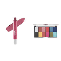 MARS Matte Super Stay Lipstick |(2.6 gm) (16-ANGEL WINGS) 12 Shades Dance of Joy Eyeshadow Palette | Highly Pigmented and Blendable | Multicolor | Matte and Shimmer Finish (13.2g) (03-Multicolor)
