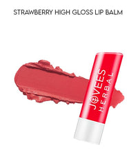 Jovees Herbal Strawberry High Gloss Lip Balm For Soft, Glossy And Supple Lips | 24 Hour Hydration | Rejuvenates Dark, Pigmented, Dry, Chapped And Discoloration Lips- 5g