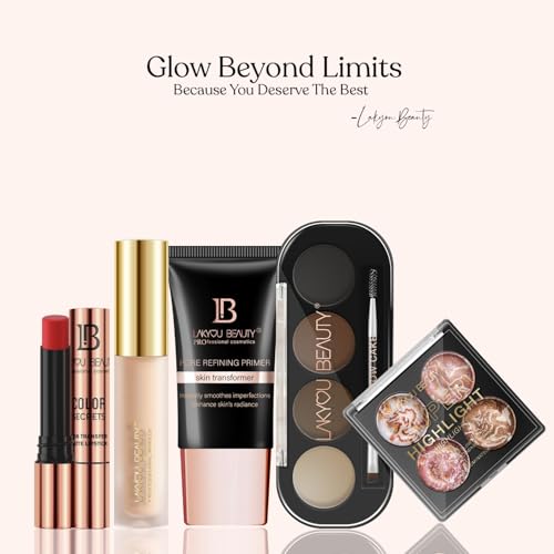 Lakyou Beauty Super Highlight Highlighter | Multishade Highlighter Palette | Travel Friendly | Highly Pigmented | Easy to Blend | Long Lasting | Shade-01 | 15g