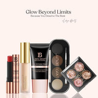 Lakyou Beauty Super Highlight Highlighter | Multishade Highlighter Palette | Travel Friendly | Highly Pigmented | Easy to Blend | Long Lasting | Shade-01 | 15g