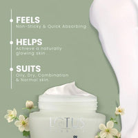 Lotus Herbals Whiteglow Gel Cream 40g, Nourishing Night Cream 40g, Set of 2