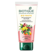 Biotique Bio Honey Gel Refreshing Foaming Face Wash for All Skin Types, 100ml and Biotique Bio White Advanced Fairness Face Wash, 150ml