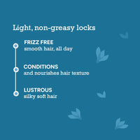 CITTA Super Light Anti-Frizz Hair Serum For All Scalp & Hair Types | Anti Hairfall Serum For Men & Women | Frizz Control Hair Serum With Moringa & Black Seed Oil | Lightweight Post-Shampoo Treatment | Tames Unruly Hair & Flyaways | 30 ml