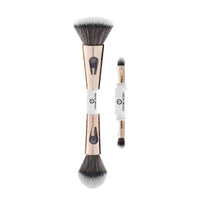 Colors Queen 4 in 1 Multifunctional Makeup Brush Set with Foundation Brush, Powder Brush, Eyeshadow Blending Brush & Flat Brush | Feathery Soft Bristles Makeup Brushes for Women
