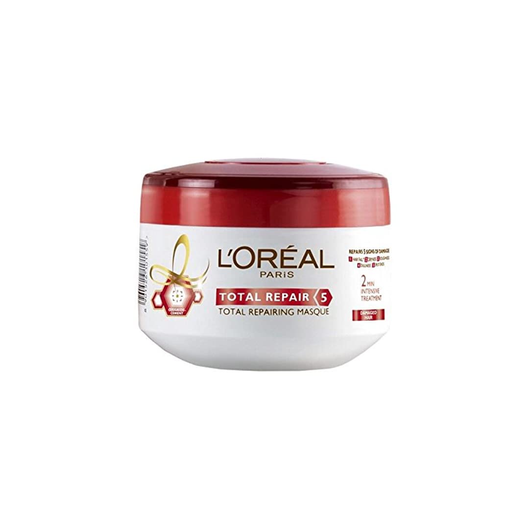 L'Oreal Paris Hair Mask, For Damaged and Weak Hair, 200ml & L'Oreal Paris Shampoo, Moisturising & Hydrating, For Dull, Dry & Lifeless Hair, 6 Oil Nourish, 340 ml