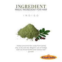 Khadi 100% Pure Indigo Powder for black Hair (200 grams)