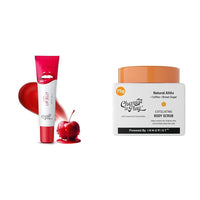 Chemist At PlayCherry Tinted Lip Balm Exfoliating Body Scrub For Removing Tan & Dead Skin Cells For Men & Women | 75g