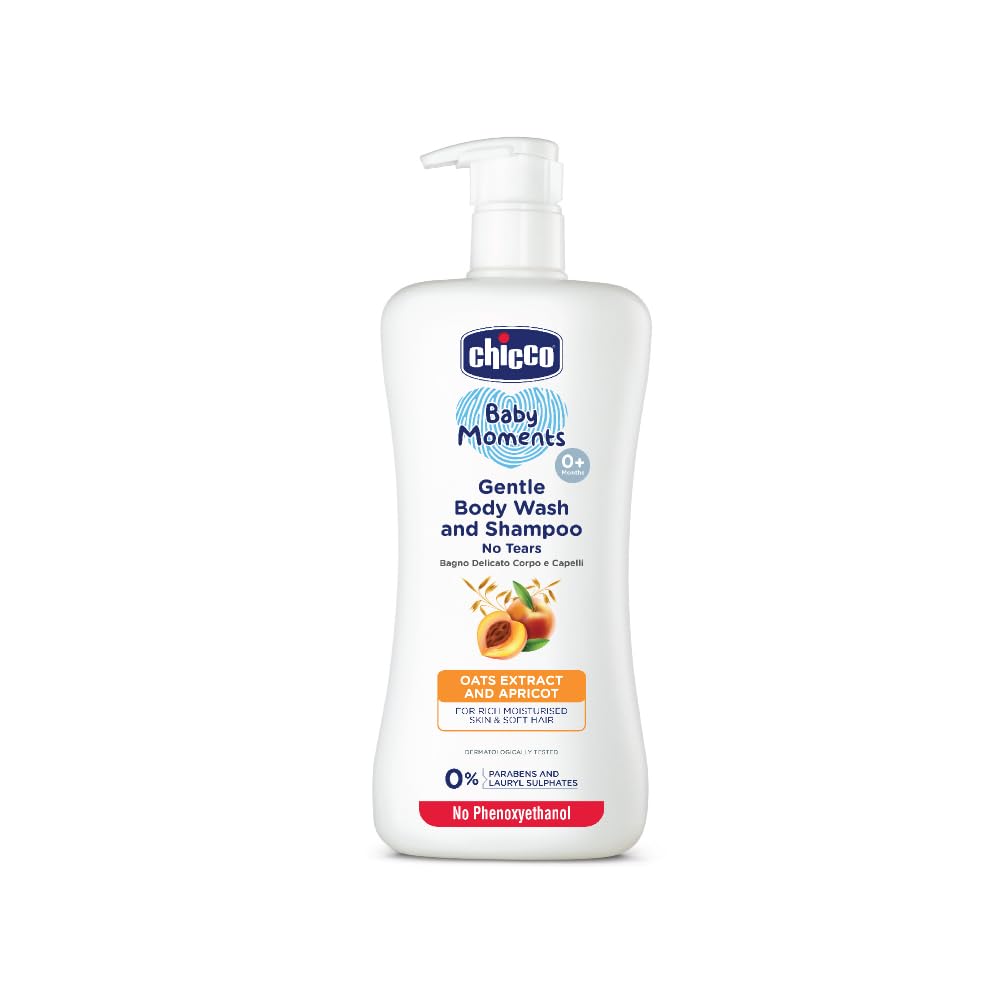 Chicco Gental Body Wash 500ml With Body lotion 500ml Combo Pack