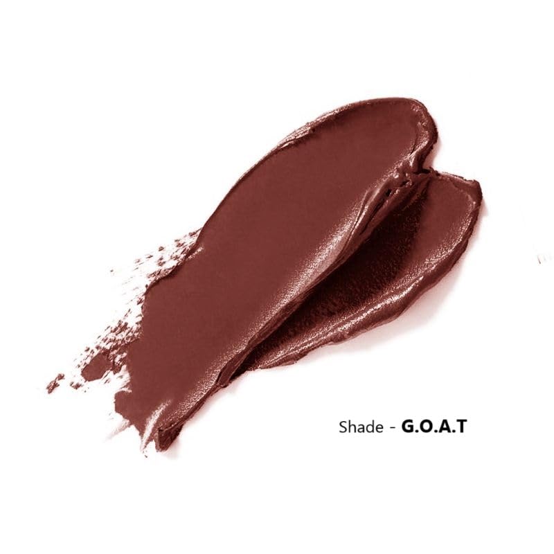 FeMent Clean Beauty Matte Liquid Lipstick For Women, Highly Pigmented, Long Lasting, TransferProof, Lip Makeup, Smudge Proof - 6.5 ML (GOAT)