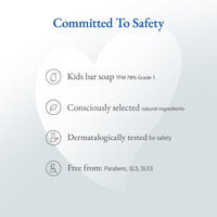 Softsens Kids Teddy Bear Soap| Grade 1 Soap| Infused Shea Butter & Milk Cream |Dermatologist Tested| Shape Soap (Pack of 3,75g each)